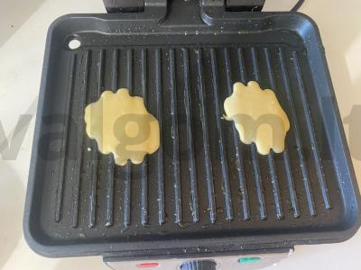 Oro vafliai ant elektrinio grilio Žingsnis 5