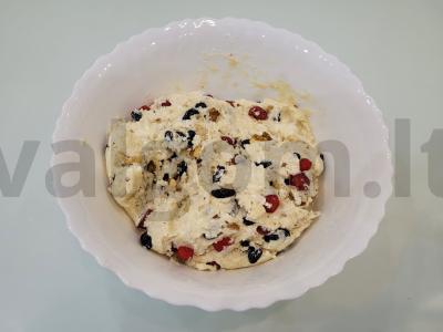 Varškės sausainiai su džiovintais vaisiais ir riešutais Žingsnis 6