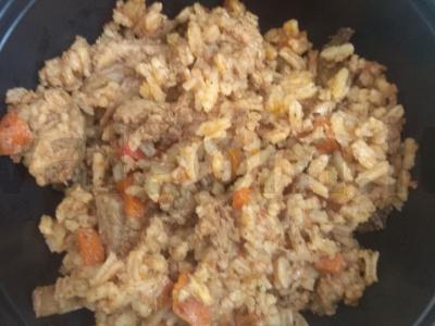 Paella su grybais pagrindine nuotrauka