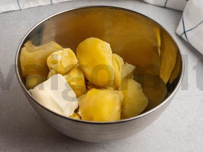 Bulvių košė su austrių grybų jautienos stroganoffu Žingsnis 3