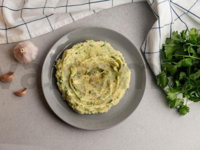 Bulvių košė su petražolėmis ir česnakais Žingsnis 5