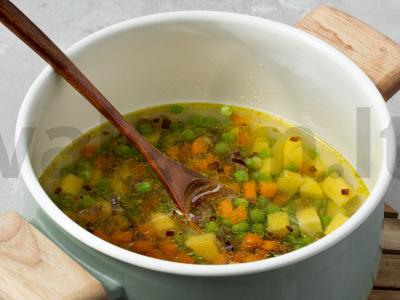 Lengva konservuotų kukurūzų sriuba Žingsnis 2