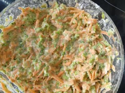 Morkų ir brokolių paplotėliai Žingsnis 5