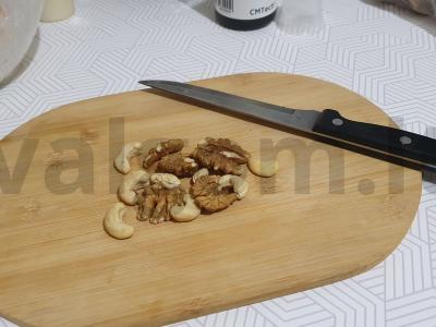 Vaisių salotos su riešutais Žingsnis 4