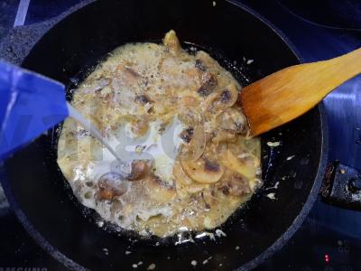 Spagečiai su grybais grietinėlėje Žingsnis 2