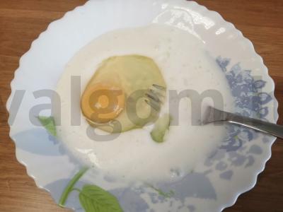 Švelnus omletas su brokoliais pakuotėje Žingsnis 2