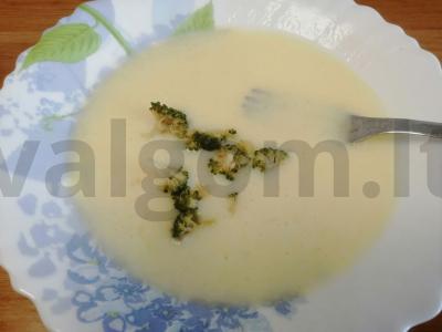Švelnus omletas su brokoliais pakuotėje Žingsnis 3