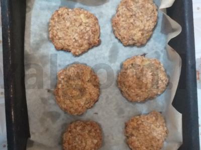 Naminiai avižiniai sausainiai su bananais Žingsnis 5