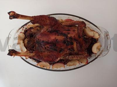 Kepta vištiena su ryžiais, grybais ir džiovintomis slyvomis Žingsnis 5