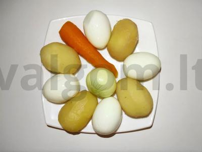 Olivier su veršiena Žingsnis 1