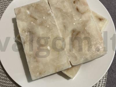 Marinuotos žuvys su šparaginėmis pupelėmis Žingsnis 1