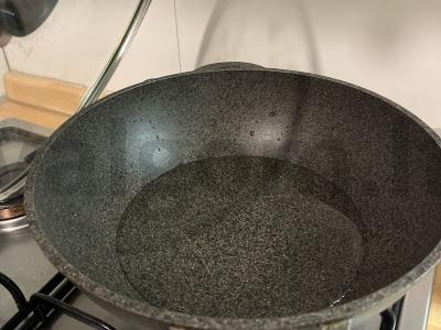 Marinuotos žuvys su šparaginėmis pupelėmis Žingsnis 3