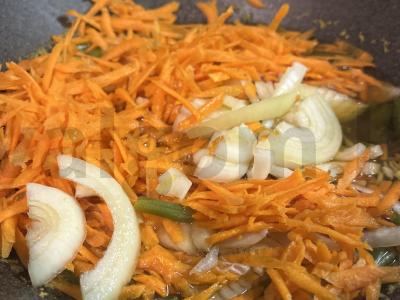 Marinuotos žuvys su šparaginėmis pupelėmis Žingsnis 8