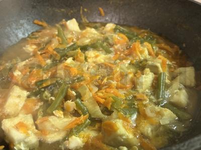 Marinuotos žuvys su šparaginėmis pupelėmis Žingsnis 11