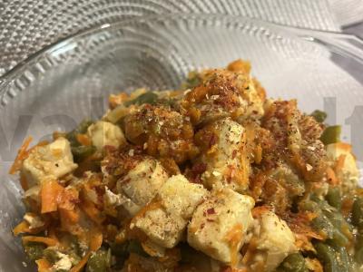 Marinuotos žuvys su šparaginėmis pupelėmis pagrindine nuotrauka