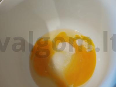Ploni blyneliai su skylutėmis Žingsnis 1