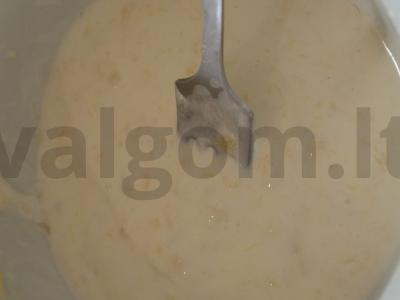 Bananų pieno kokteilis Žingsnis 3