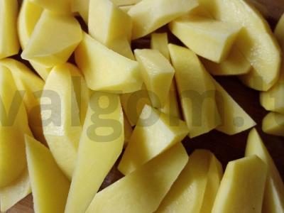 Naminės bulvės "A la fries" Žingsnis 1
