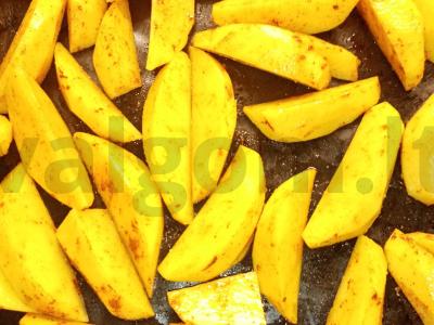 Naminės bulvės "A la fries" Žingsnis 3