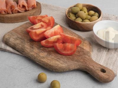 Žuvies salotos su alyvuogėmis Žingsnis 1