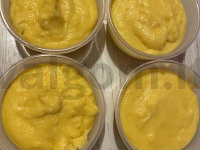 Polenta su grybais ir troškintu kiaušiniu Žingsnis 3