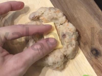 Žuvies kotletai su sūriu Žingsnis 4