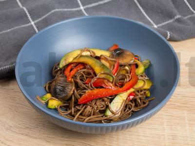 Soba su avokadais ir grybais Žingsnis 5