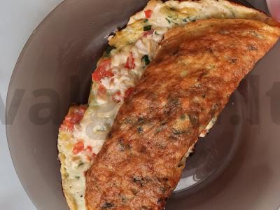 Daržovių omletas "Specialus" pagrindine nuotrauka