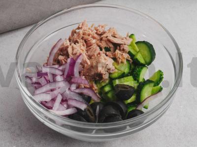 Greitos tuno salotos ir traškučiai Žingsnis 2