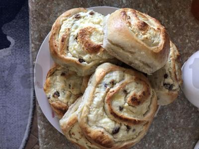 Varškės bandelės pagrindine nuotrauka