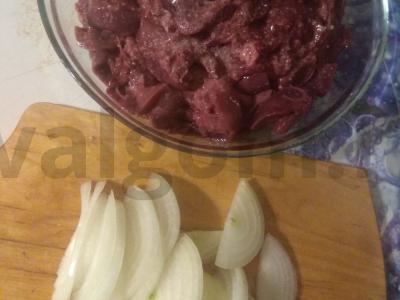 Vištienos kepenėlės su makaronais Žingsnis 2
