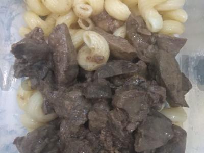 Vištienos kepenėlės su makaronais Žingsnis 8