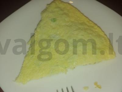 Omletas su cukinija pagrindine nuotrauka