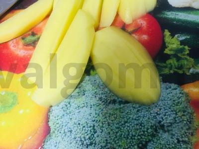 Traškučiai su grietinės padažu Žingsnis 1