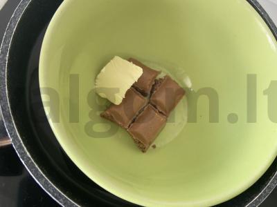 Plikyti blyneliai su šokoladu Žingsnis 11