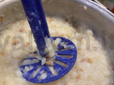 Pieno bulvių košė su keptais svogūnais Žingsnis 5