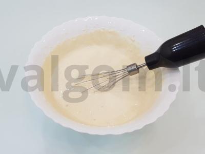 Blyneliai su šokolado pastos įdaru Žingsnis 2