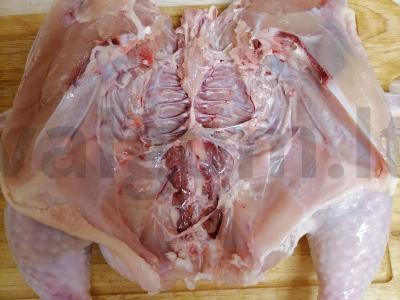 Vištienos skerdena sojų padaže, kepta orkaitėje Žingsnis 1