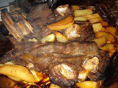 Jautienos šonkauliukai su bulvėmis orkaitėje Žingsnis 5