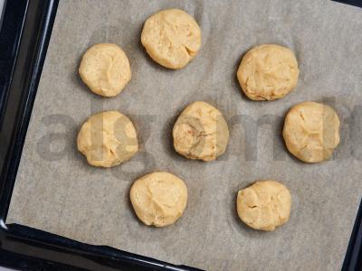 Sausainiai su skysto šokolado įdaru Žingsnis 3