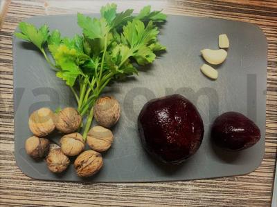 Burokėlių salotos "Imunitetas" Žingsnis 1