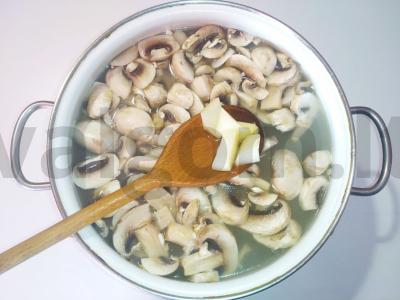Pasninko sriuba su grybais Žingsnis 1
