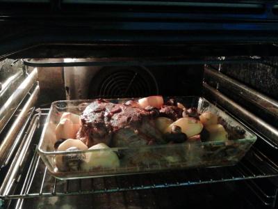 Mėsa su bulvėmis ir grybais Žingsnis 2