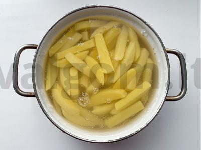 Bulvytės orkaitėje Žingsnis 1