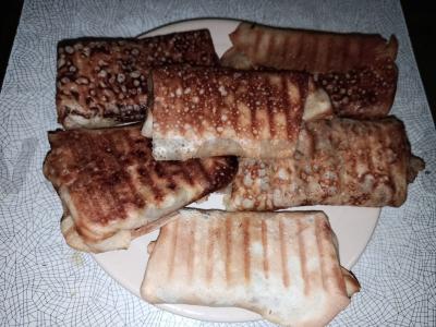 Blyneliai su mėsa Žingsnis 9
