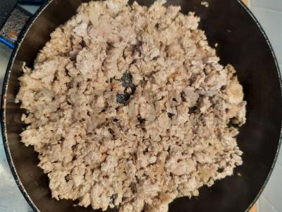 Padažas su malta mėsa spagečiams Žingsnis 2