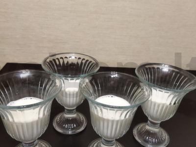 Panna cotta su citrusinių vaisių natomis Žingsnis 3
