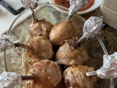 Vištienos kojos adžikos ir garstyčių marinate Žingsnis 4