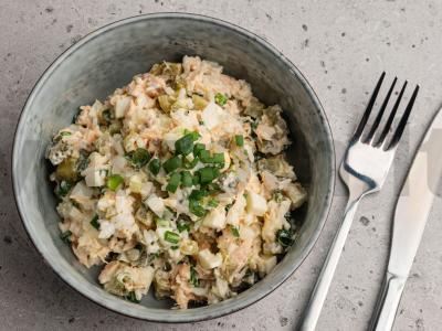 Salotos "Tender" su virtais upėtakiais Žingsnis 5