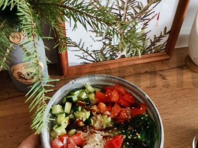 Poke dubenėlis su raudona žuvimi ir imbieru Žingsnis 5